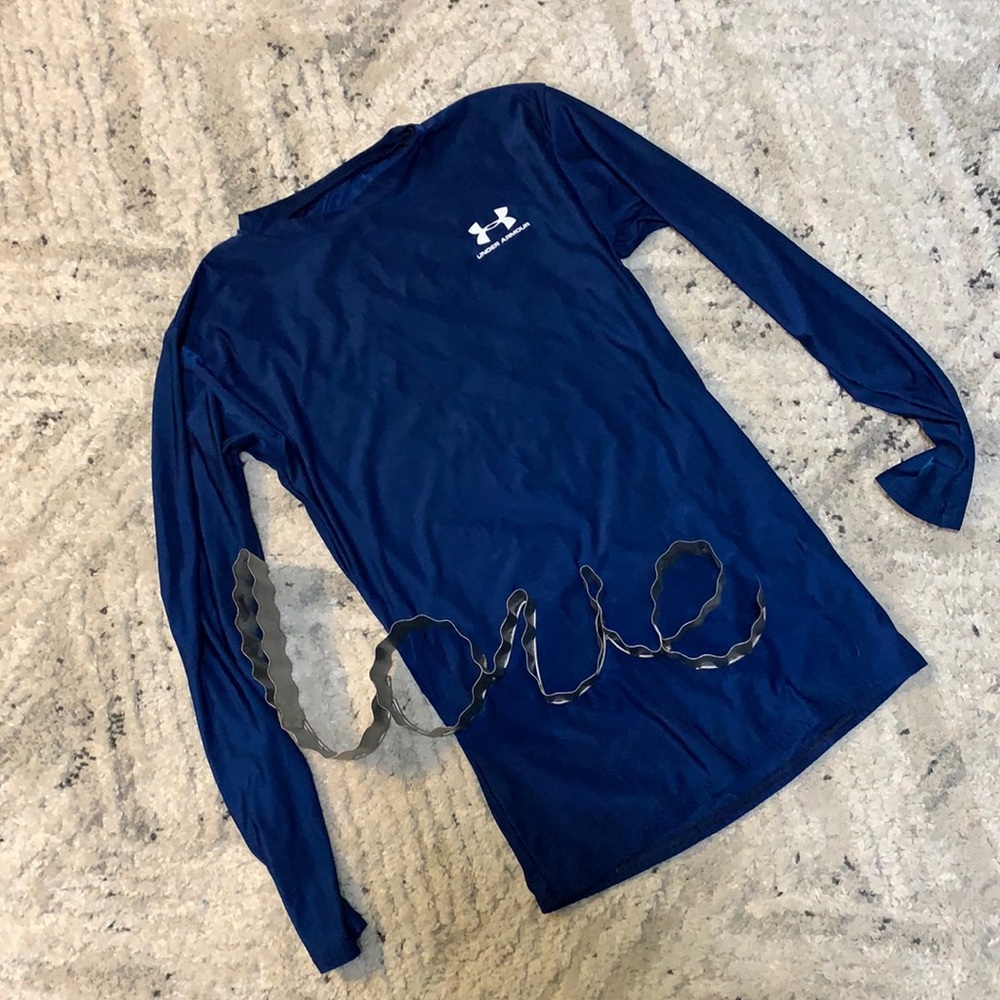 Under Armour navy color base layer top